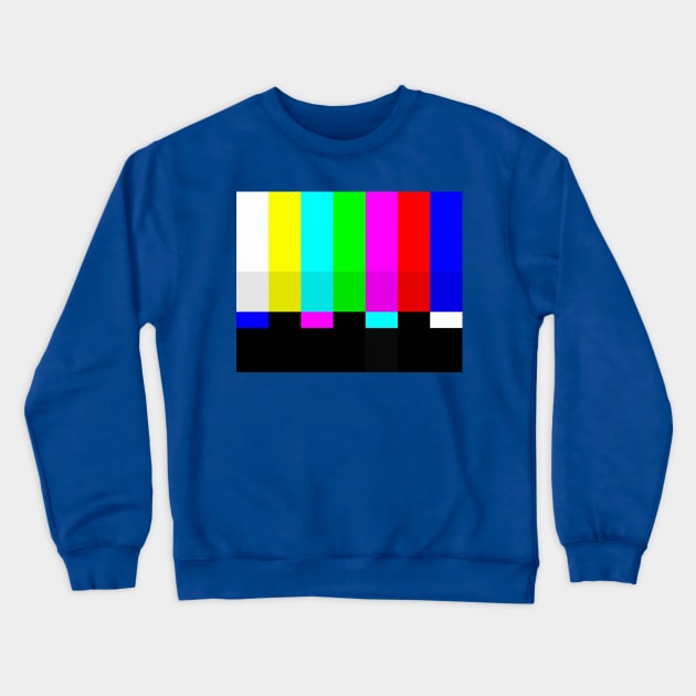 TV color test bars Crewneck Sweatshirt by LittleBean